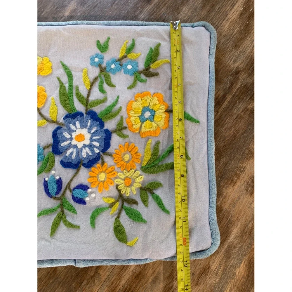 Handmade vintage embroidered